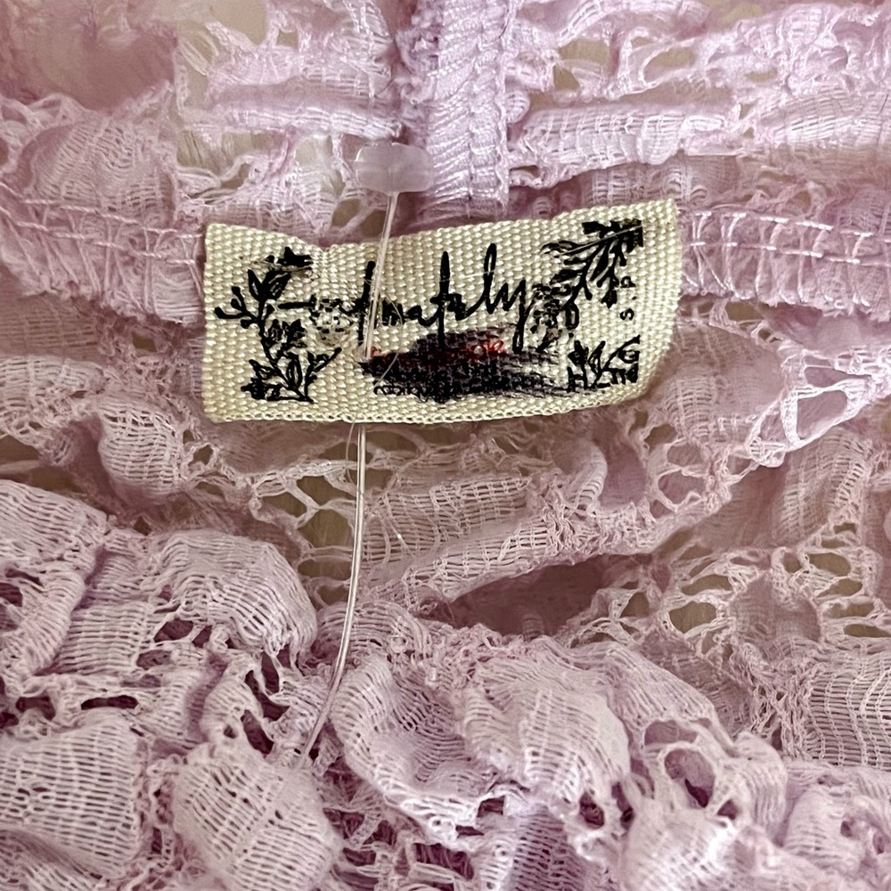 EUC S Lace Free People Bodysuit - Picture 8 of 9